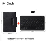 Universal Wireless Bluetooth Keyboard with Leather Case Stand