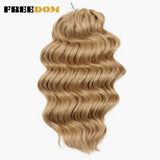 FREEDOM Deep Wavy Twist Crochet Hair 16 Inch
