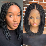 10 Inches Synthetic Full Lace Wigs for Black