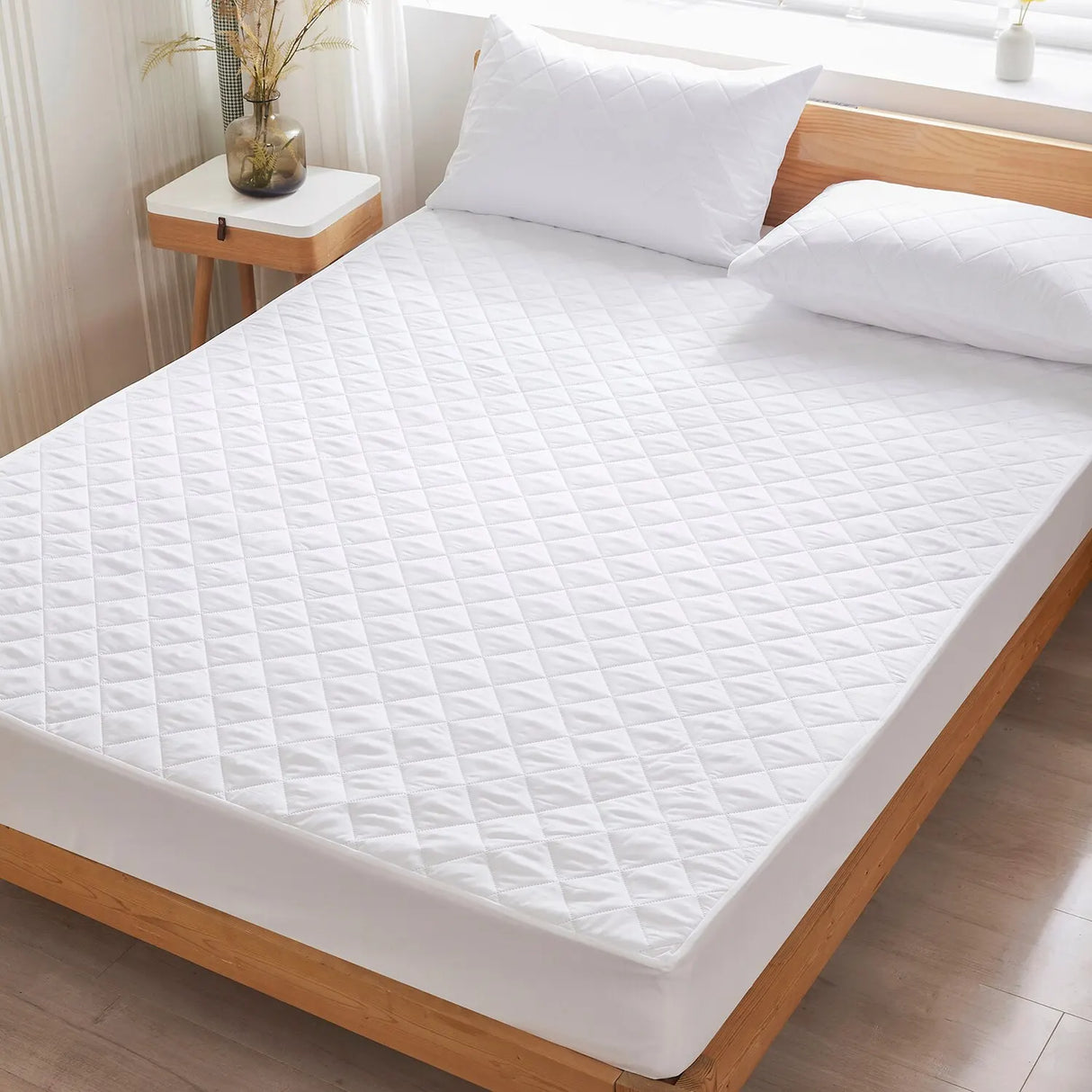 Waterproof Mattress Protector, Fitted Sheet Waterproof Mattress Cover,