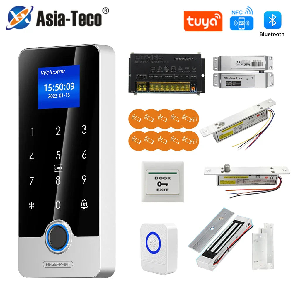 Tuya APP Door Lock Access Control System Kits