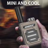 2PCS ABBREE AR-63 Mini Walkie talkie Wireless Copy