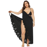 Sexy Cover Up Plus Size Bikini Women Swimsuit