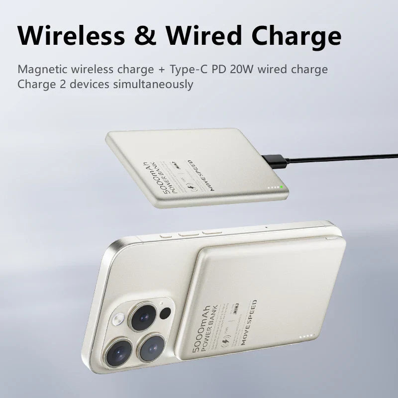 MOVESPEED S05 Magnetic Power Bank 5000mAh PD20W Portable