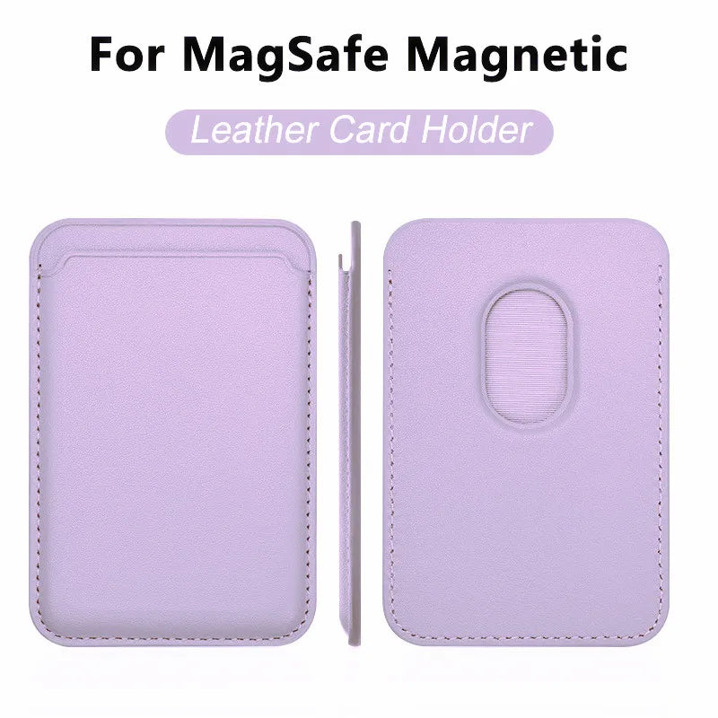 Luxury For Magsafe Magnetic Leather Wallet Case For