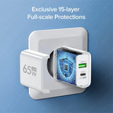 GaN 65W PD USB Type C Charger Mobile