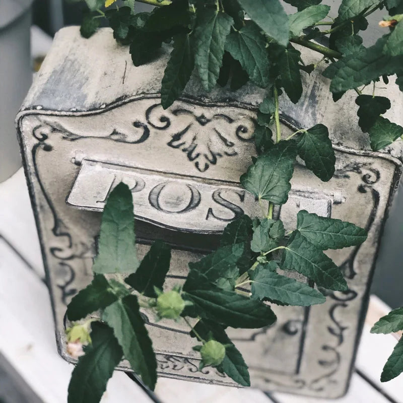 Outdoor Metal Mailbox For Storing Messages Leaving Message