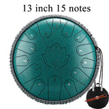 Hluru Glucophone Steel Tongue Drum 14 Inch 15
