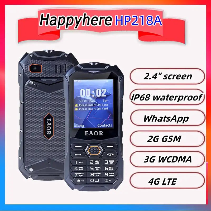 4G LTE Rugged IP68 Waterproof Mobile Phones shockproof