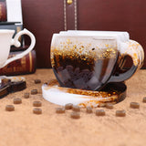 DIY Crystal Epoxy Resin Mold Quicksand Oiled Coffee