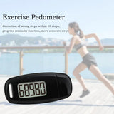 Mini Step Counter Compact Pedometer Compact Rechargeable 3d