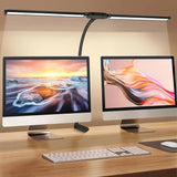 LED Double/Single Head Reading Desk Lamp Foldable Swing