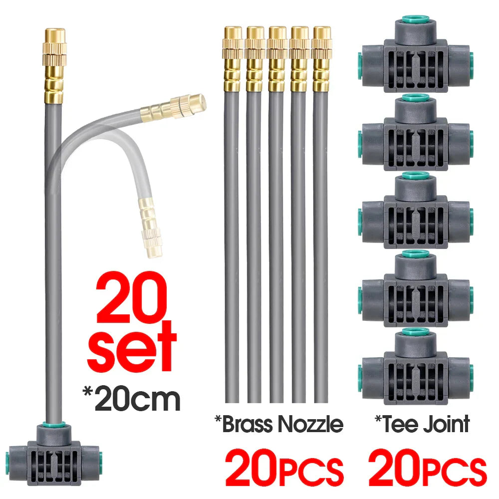 30-5M 360° Brass Spray Nozzle Watering Kit