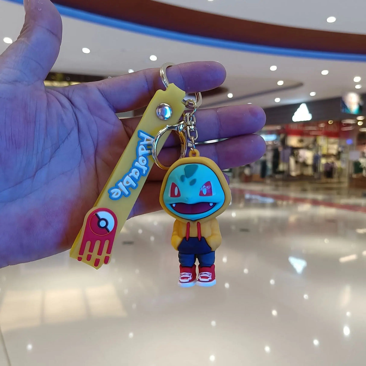 Pokemon Keychain Anime Figures Pikachu Cartoon Key Chain