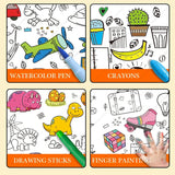 Kids Drawing Roll DIY Sticky Color Filling Paper
