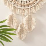 Macrame Wall Mirror Boho Round Mirrors Art Home