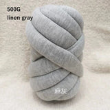 500g/1kg Thick Chunky Yarn Cored Cotton Wool Tube