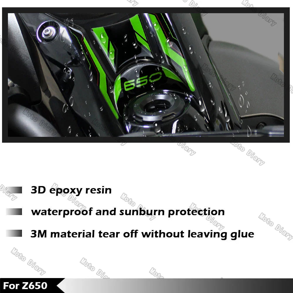 Z650 3D Ignition lock Key Area Protection Sticker