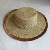 Large Eaves Beach Sunhat Woven Straw Hat Summer