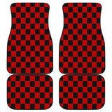 Checkerboard Car Mats Auto Parts Rubber Floor Mats