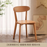 Solid Wood Backrest for Dining Chair Dining Table
