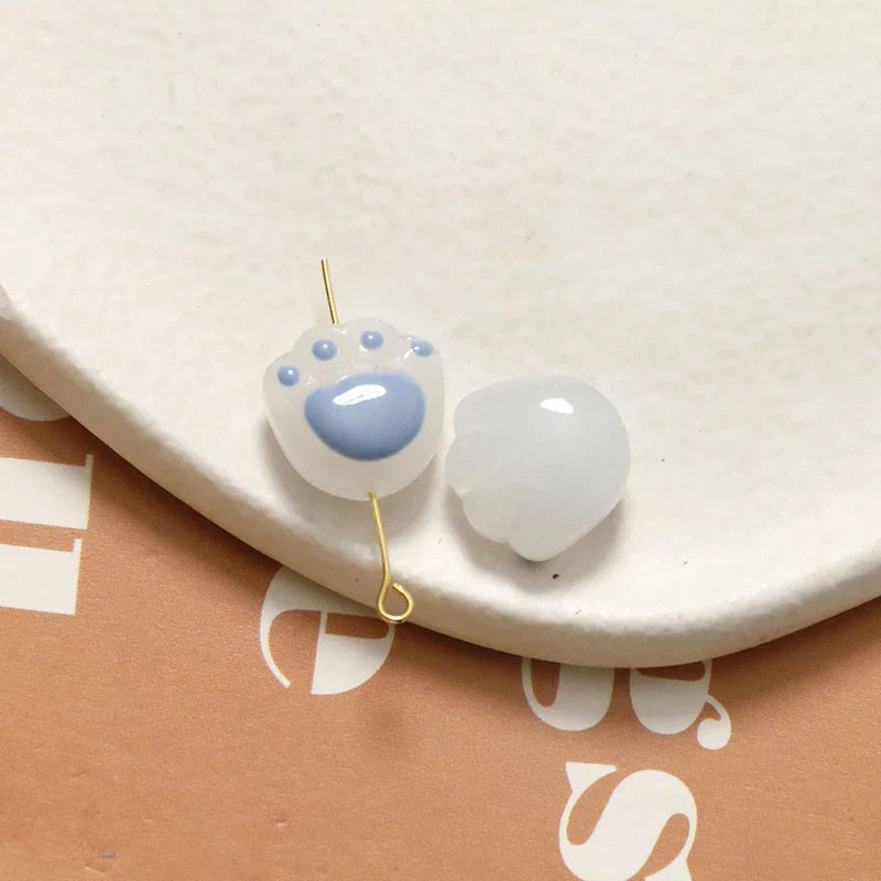 10pcs Cartoon Jelly Color Drop Oil Cat Claw