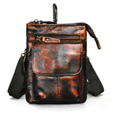 Original Leather Male Casual Design Mini Shoulder Messenger