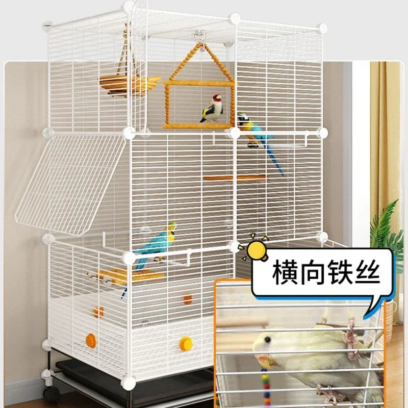 Large Parrot Stand Accessories Bird Cage Decoration Outdoor