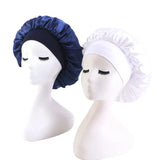 New 2 Pieces Silky Sleep Cap Women's Satin