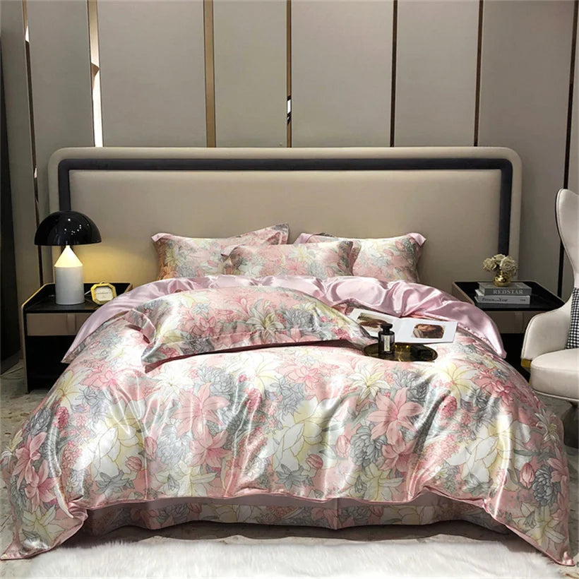 Mulberry Silk 4 Pieces Comforter Bedding Set, 1PC
