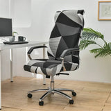 Geometry Printed Computer Chair Cover Elastic Office Chair