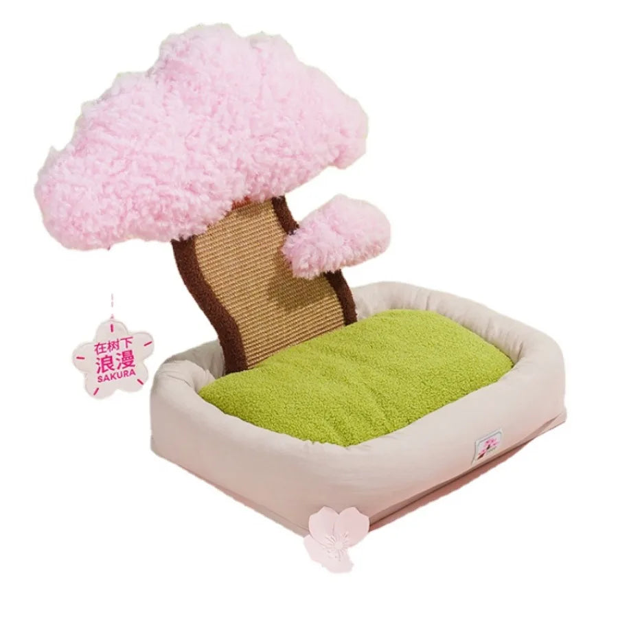 Tree Style Sleeping Habitats Cat Bed Kittens Washable