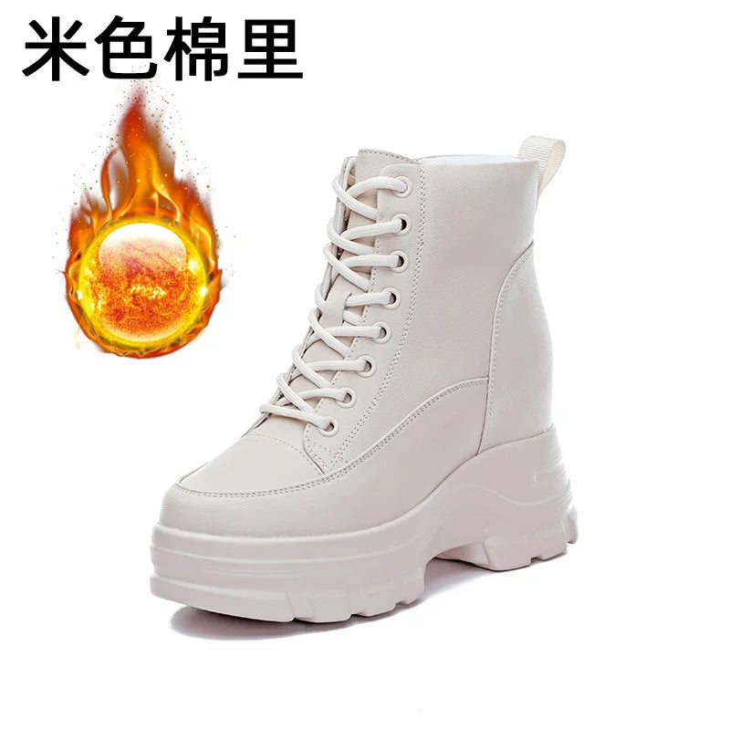 9cm Platform Wedge Sneakers for Women