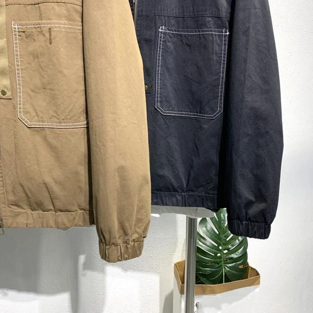Spring And Autumn New Men Lapel Jacket Korean