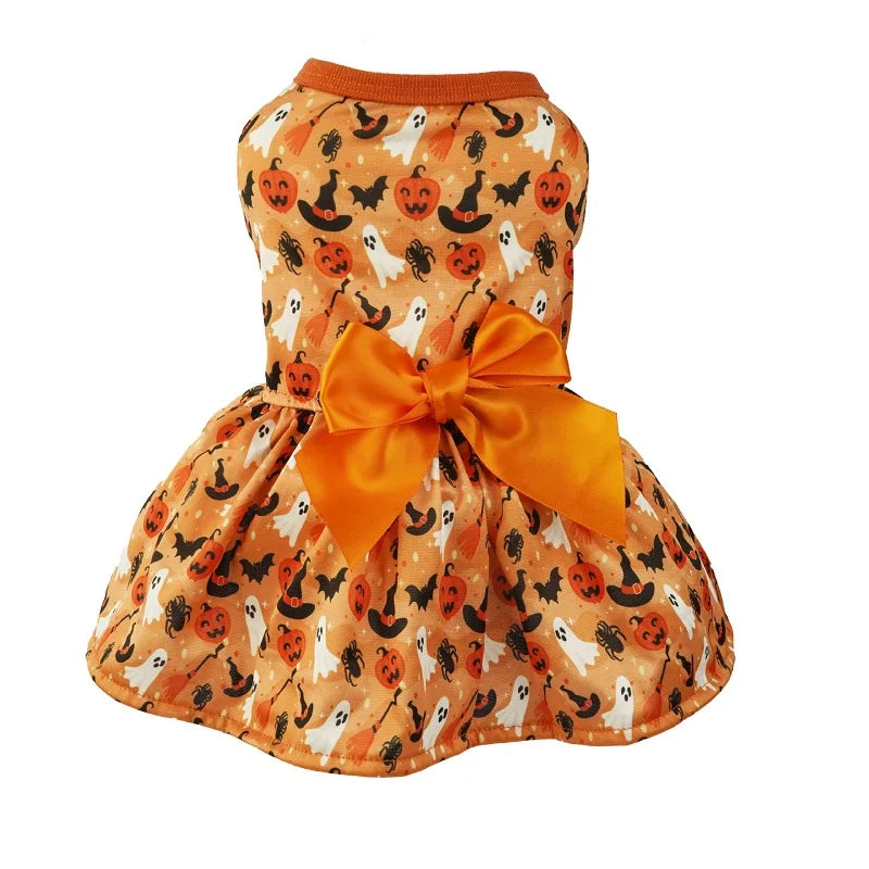 Halloween Dog Dress Halloween Costume Festival Puppy Dress