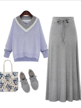 Plus Size Aline Cotton Skirts Hip Slim Women