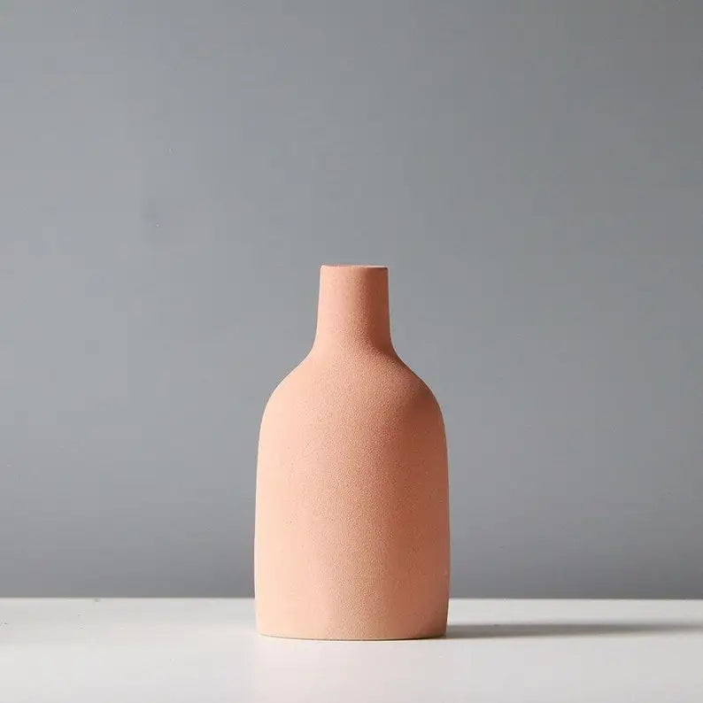 Matte Ceramic Vase | Morandi Modern Vase |