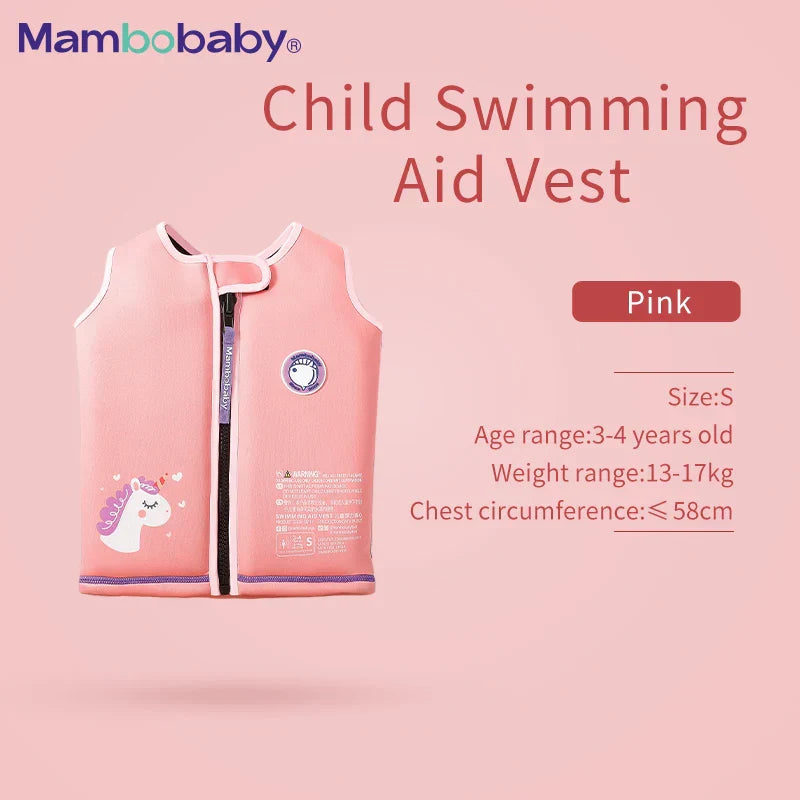 Mambobaby Swimming Buoyancy Vest Jacket Air Free Baby