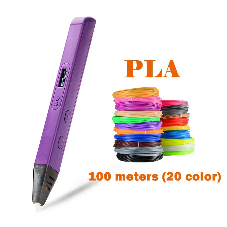 Creative 3D Drawing Pen RP800A with OLED Display