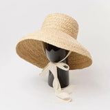 Fashion Women Wide Brim Raffia Hat Women Vacation