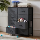 Chest of Drawers With Fabric Bins Make Up