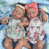 50CM Finished Reborn Baby Dolls LouLou Twins Girl