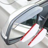 2Pcs Car Side Mirror Rain Guard Covers