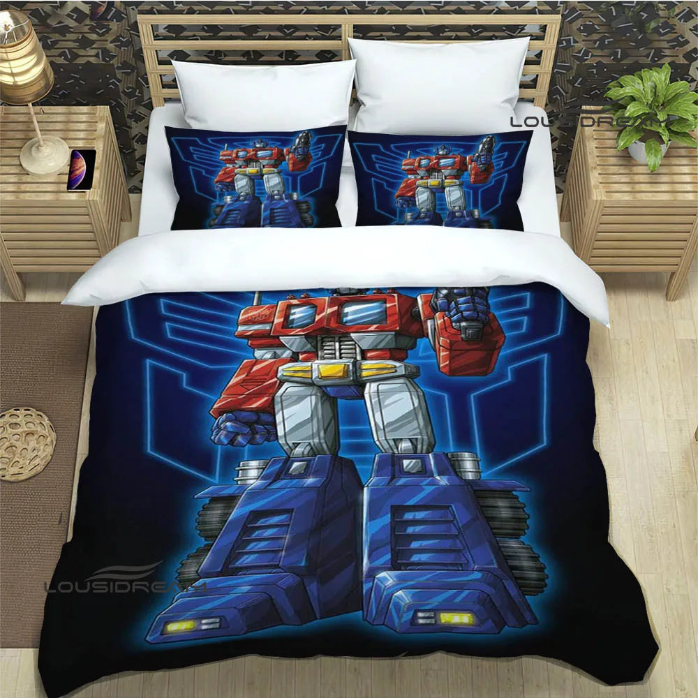 T-Transformers Cartoon Bedding Sets exquisite bed supplies set