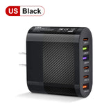 65W USB C Charger Multiple 6 Ports Type