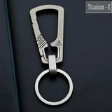 HighEnd Titanium Keychain Luxury Men Car Key Chain