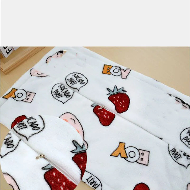 Autumn Winter Coral Velvet Children's Pillow Case Cartoon