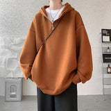 Turtleneck Hoodie Zipper Pullovers Streetwear Hip Hop Hooded