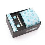 Gracefully Polyester Tie Set With Box Red Floral