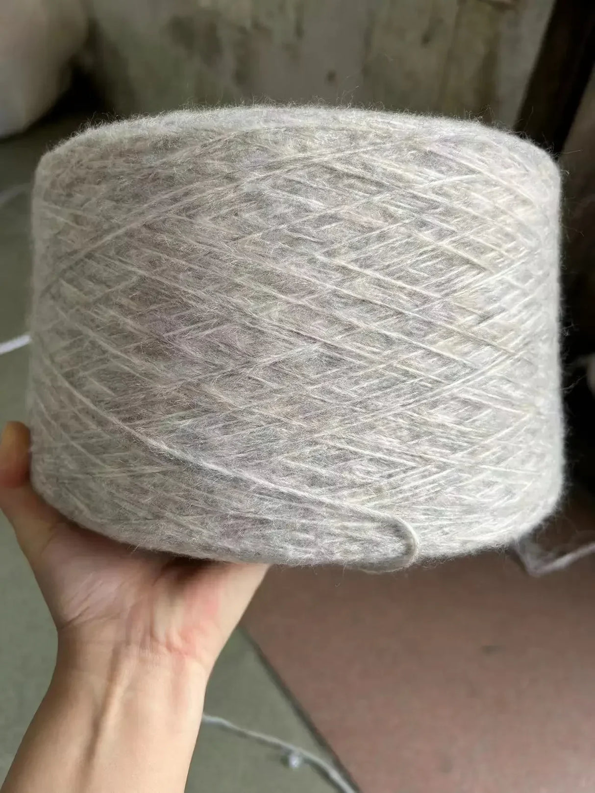 500g Mohair Silk Wool Yarn For Knitting Plush